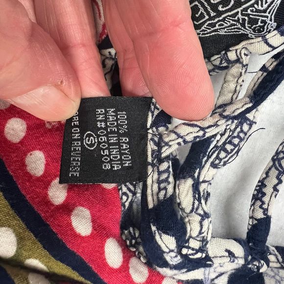 Angie brand elephant print romper size S - Picture 6 of 9